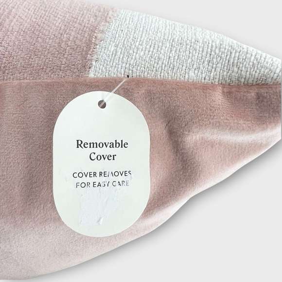 Threshold Blush Pink & Cream Accent Pillow NWT - Picture 7 of 9